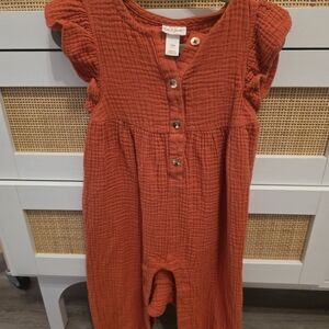 Cat & Jack Terracotta Kids Romper